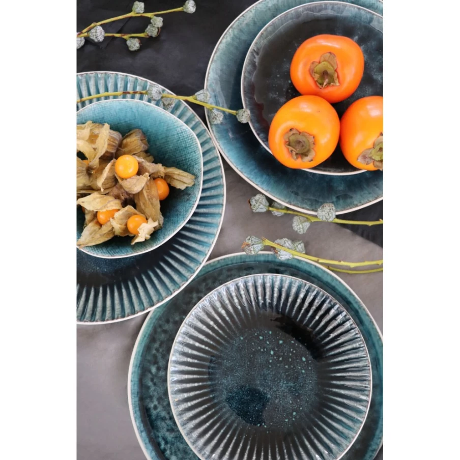 KARE Design Mustique Plate 21cm - Stylish Decorative Rim Dish for Modern Dining