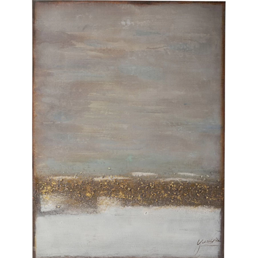 "KARE Design Modern Abstract Acrylic Painting - Horizon Theme 90x120cm Wall Art"