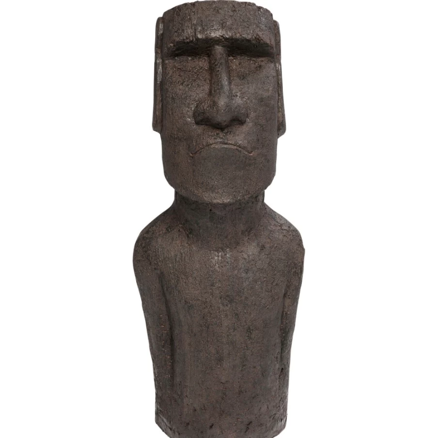 "KARE Design Modern Easter Island Statue - 80cm Tall Deco Object for Home Decor"