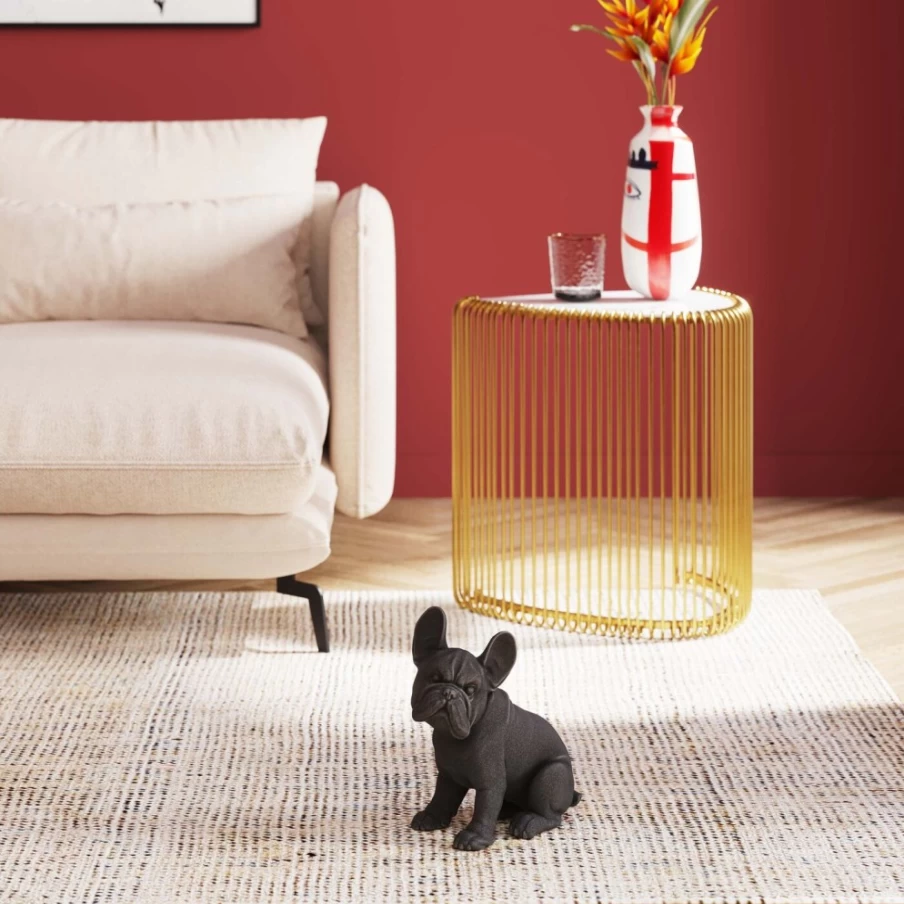KARE Design Modern Deco Figurine 'Waiting For Treats' 25cm - Playful Home Decor Statue