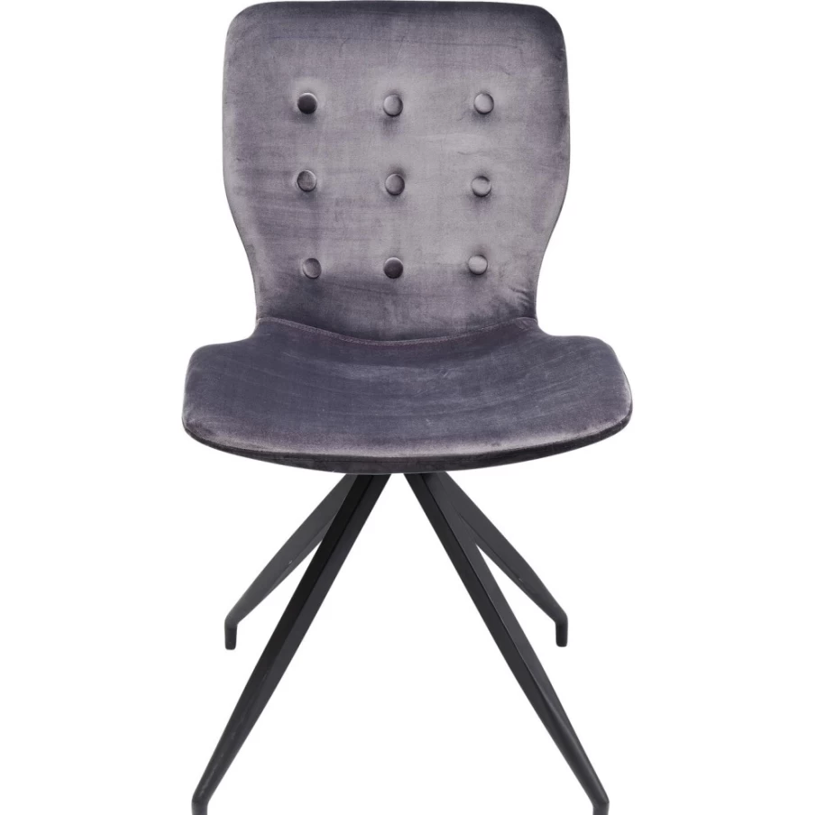 "KARE Design Butterfly Chair - Modern Dark Grey Accent Seating for Home Decor"