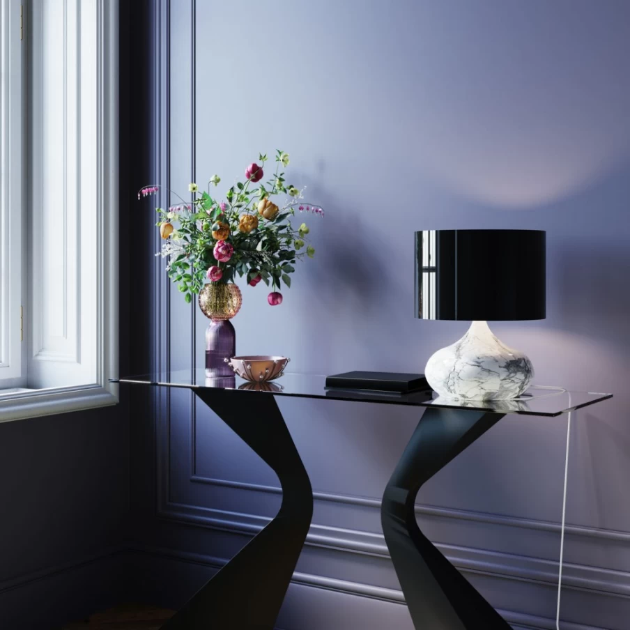 KARE Design Mamo Deluxe White Table Lamp - 37cm Modern Lighting for Home Decor