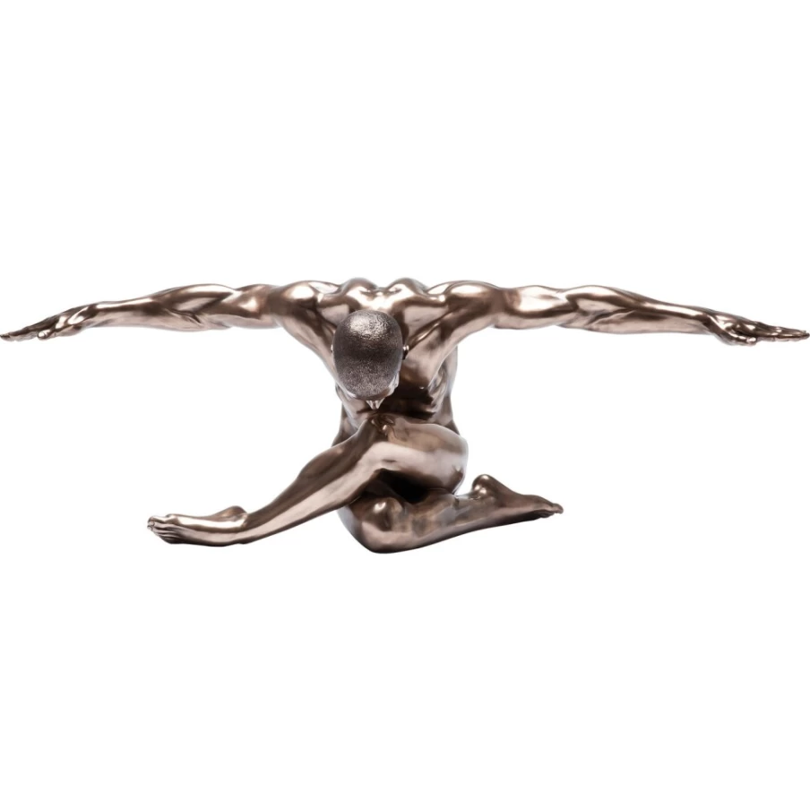 KARE Design Modern Nude Male Bow Statue - 137cm Tall Art Deco Figurine for Home Decor