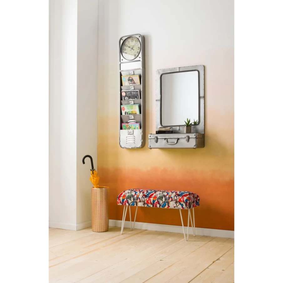 KARE Design Modern Mirror Finish Luxury Suitcase - Stylish Reflective Travel Luggage