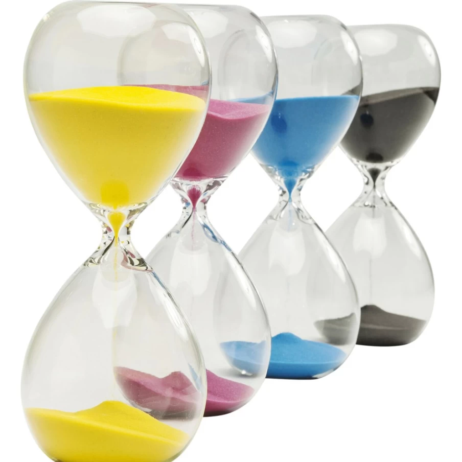 KARE Design Modern Hourglass Sand Timer 20cm - Decorative Assorted Color Office & Home Decor