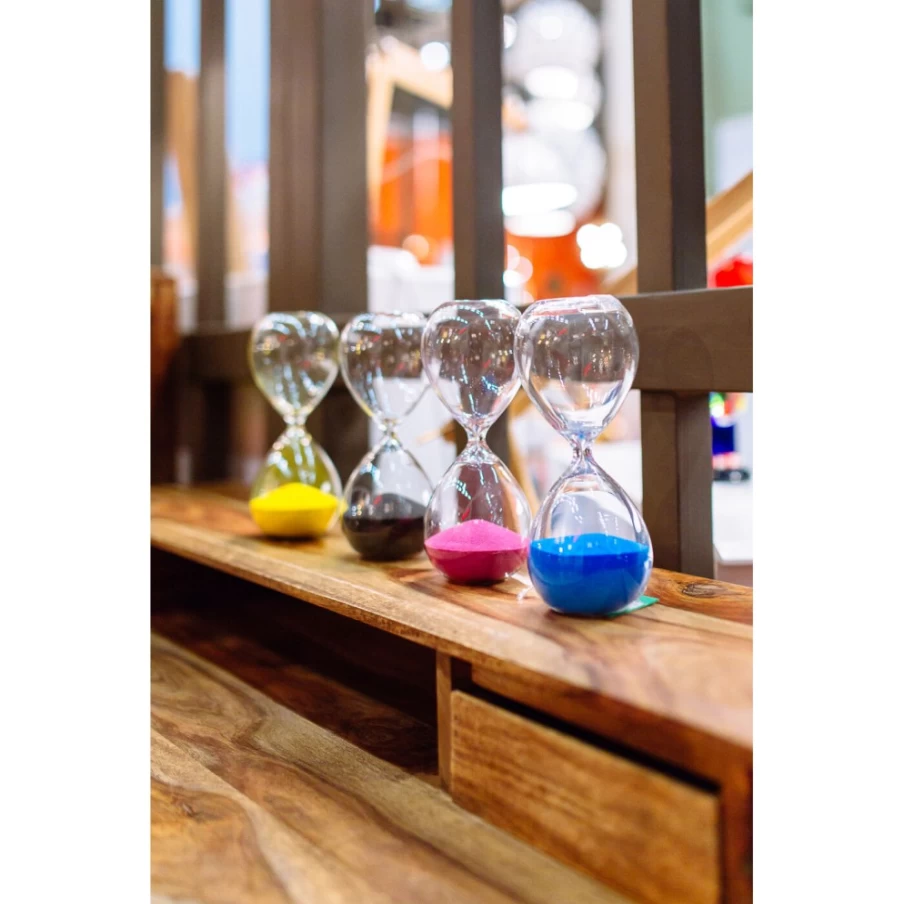 KARE Design Modern Hourglass Sand Timer 20cm - Decorative Assorted Color Office & Home Decor