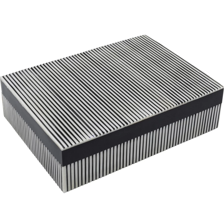 KARE Design Decorative Storage Box 20x6 cm - Premium Wooden Plenty Box for Home Organization