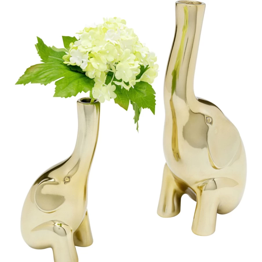 KARE Design Modern Gold Deco Vase Buddy Set of 2 - Elegant Home Decor