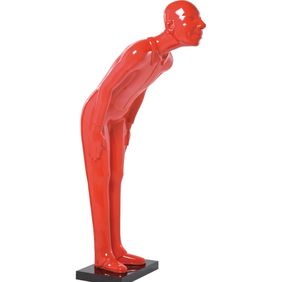 "KARE Design Modern Red Welcome Guests Decorative Figurine – 164cm Tall Statement Piece for Home Decor"