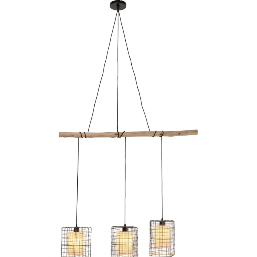 KARE Design Modern 120cm Three-Grid Pendant Lamp for Stylish Interior Lighting
