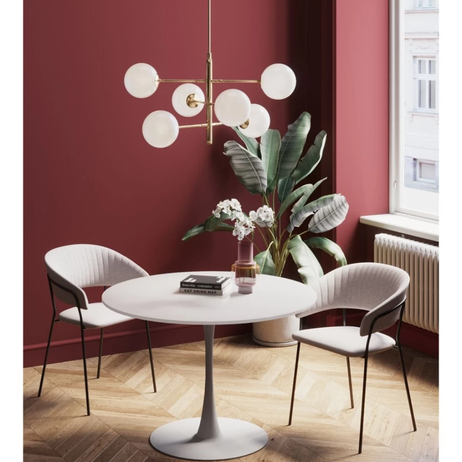 KARE Design White O110 Modern Schickeria Table - Stylish Dining Table for Contemporary Interiors