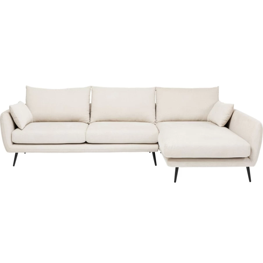 "KARE Design Amalfi Right Corner Sofa in Cream, 275cm – Modern Luxury Sectional"