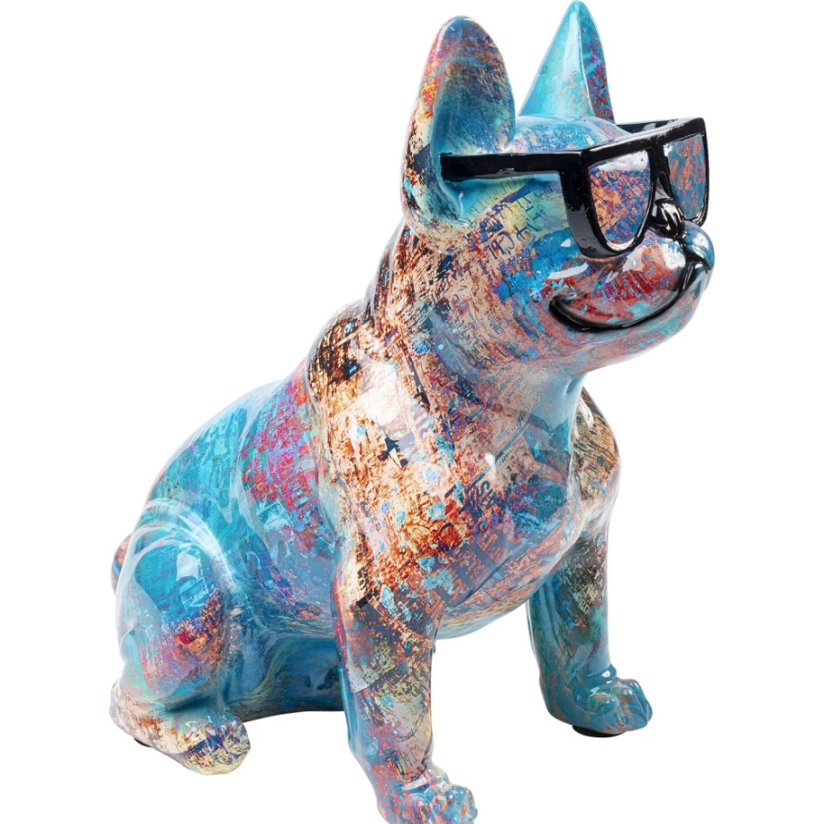 "KARE Design Sunglasses Dog Deco Figure - Stylish Home Decor Statue"