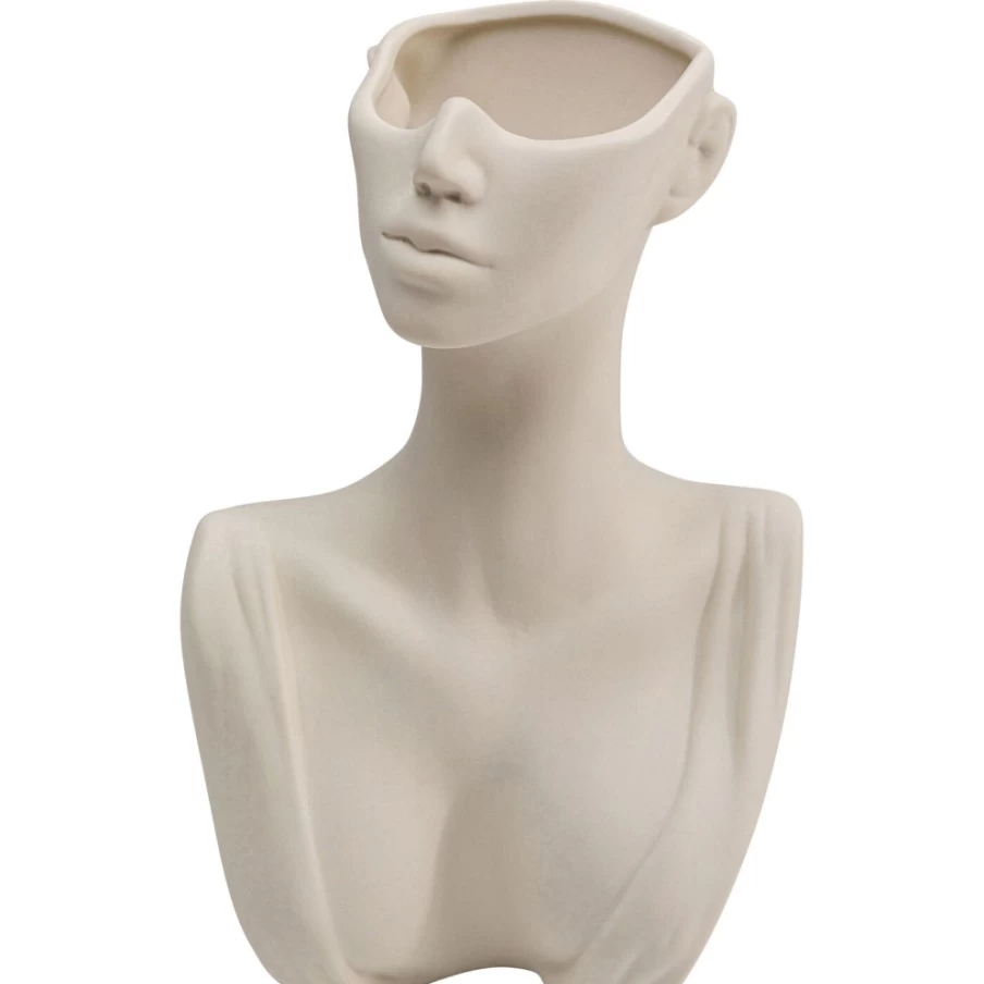 KARE Design Modern Ceramic Vase - 19cm Handcrafted Body Art Home Decor