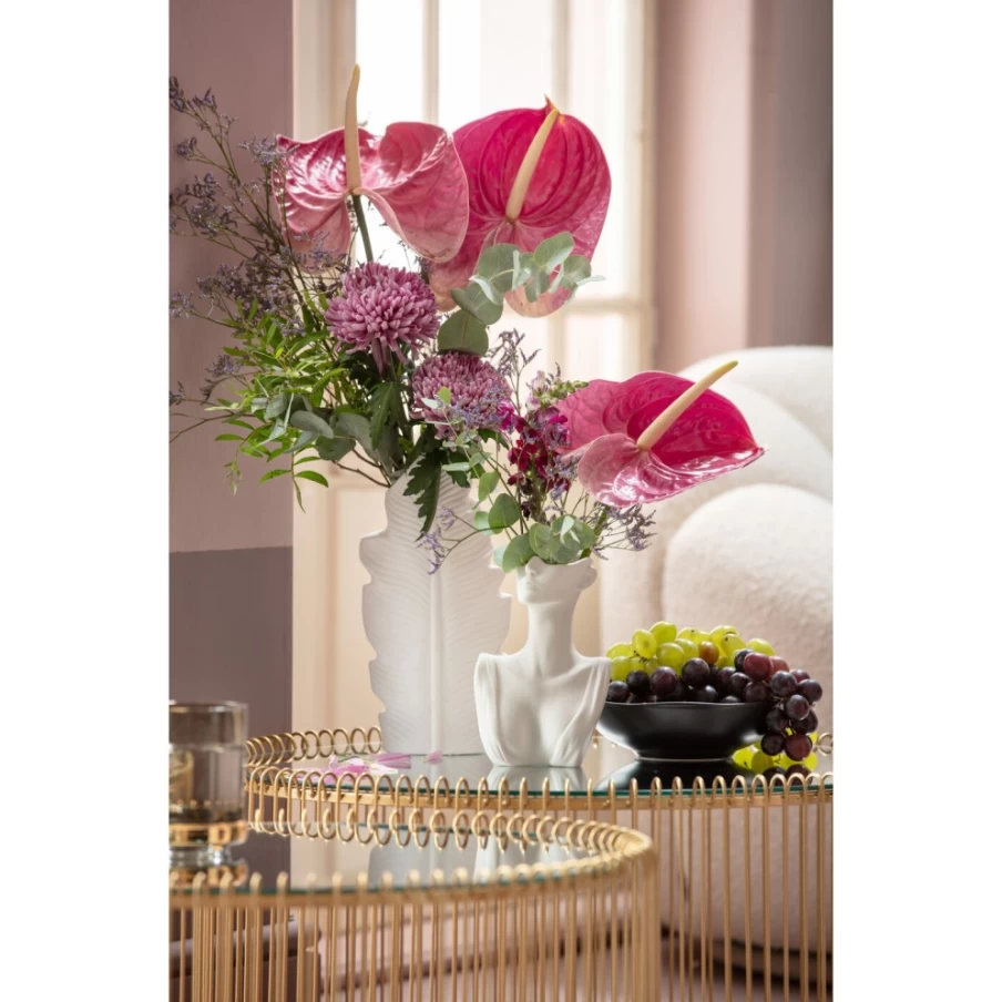 KARE Design Modern Ceramic Vase - 19cm Handcrafted Body Art Home Decor
