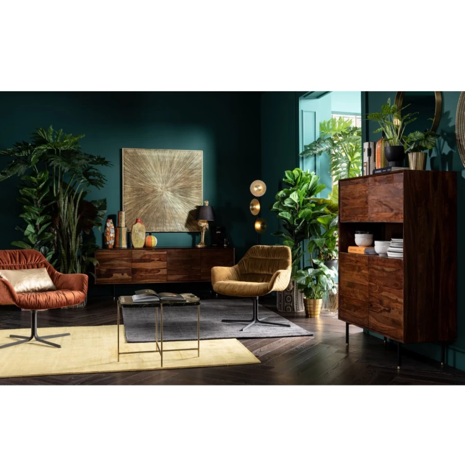 KARE Design Modern Ice Glass Coffee Table - 63x46cm Rectangular Transparent Center Table for Living Room