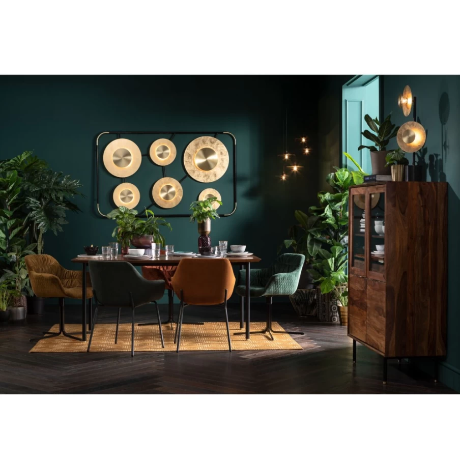 "KARE Design Avignon Green Armchair - Modern Comfortable Chair With Armrests"