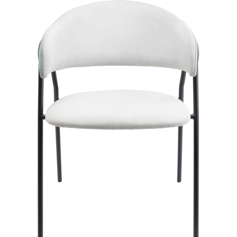"KARE Design Olina Grey Armchair – Modern Comfort with Armrests"