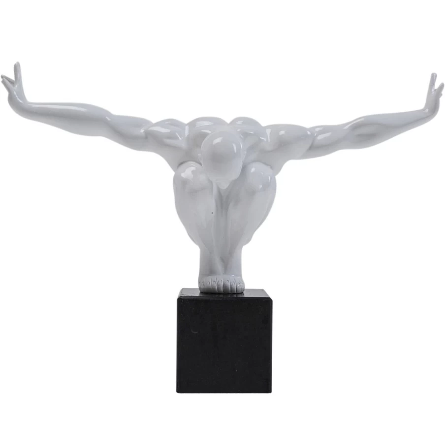 KARE Design Modern White Small Athletic Deco Object - Stylish Home Decor