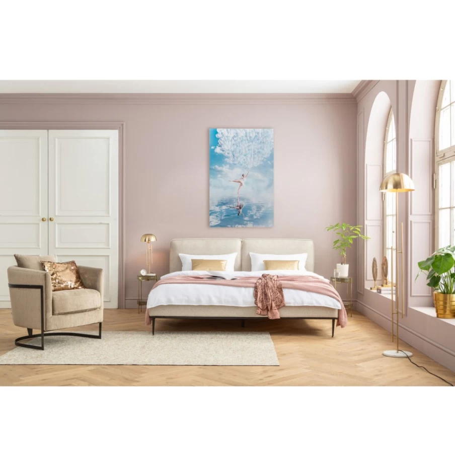 "KARE Design Glass Picture Balloon Girl Wall Art - 100x150cm Modern Home Decor"