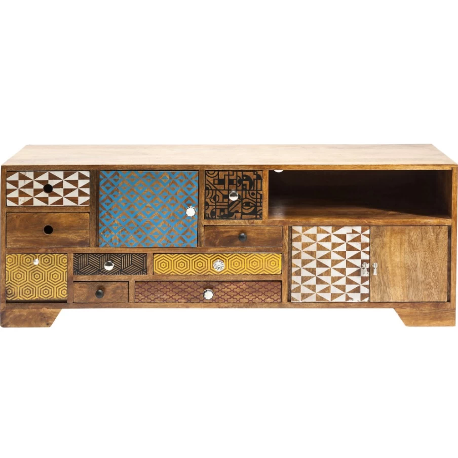 KARE Design Soleil Lowboard with 9 Drawers and 3 Doors - Modern Storage Cabinet