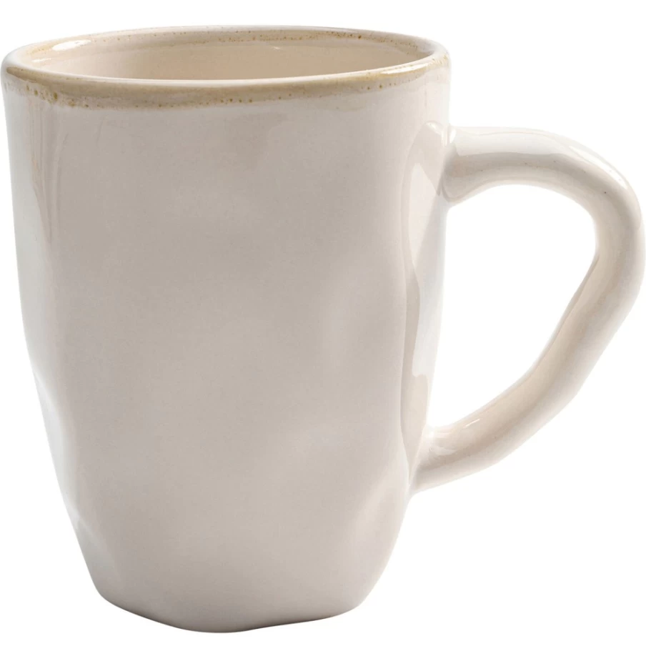 "KARE Design Natural Cup - 11cm Handcrafted Ceramic Mug for Coffee & Tea"