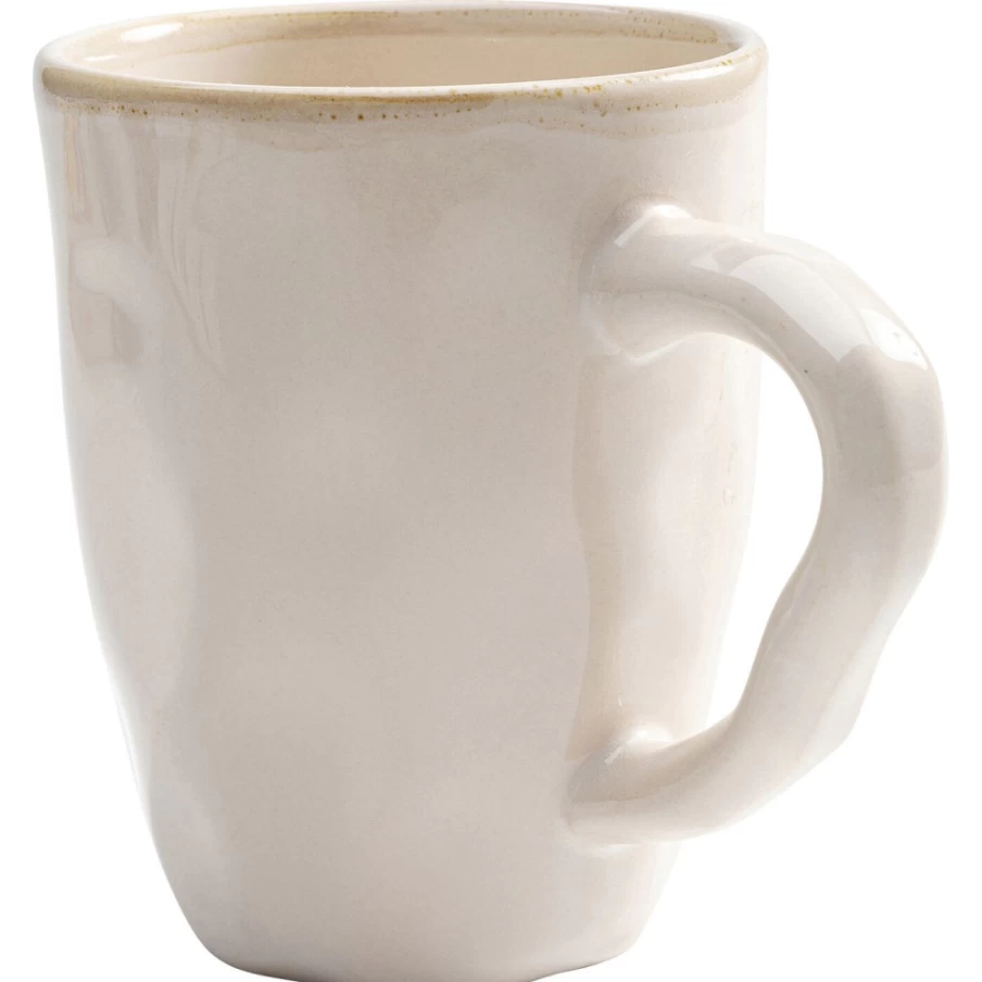 "KARE Design Natural Cup - 11cm Handcrafted Ceramic Mug for Coffee & Tea"