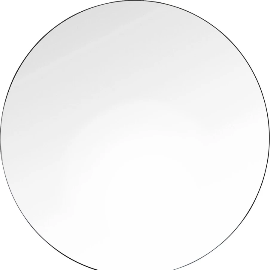 KARE Design Modern Round Wall Mirror Bella - 100cm Diameter, Stylish Decorative Mirror for Home & Office