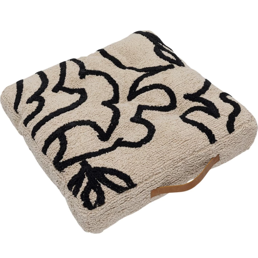 "KARE Design Biarritz Floor Cushion 60x60cm – Stylish Square Seat Pillow for Home Decor"