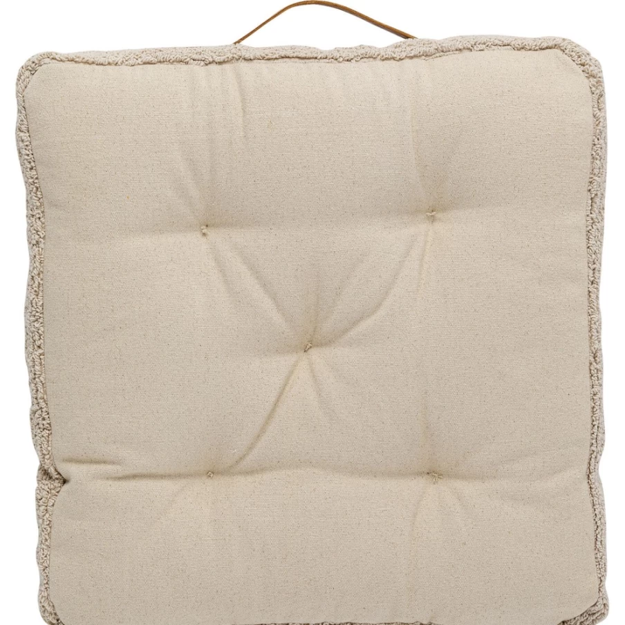 "KARE Design Biarritz Floor Cushion 60x60cm – Stylish Square Seat Pillow for Home Decor"