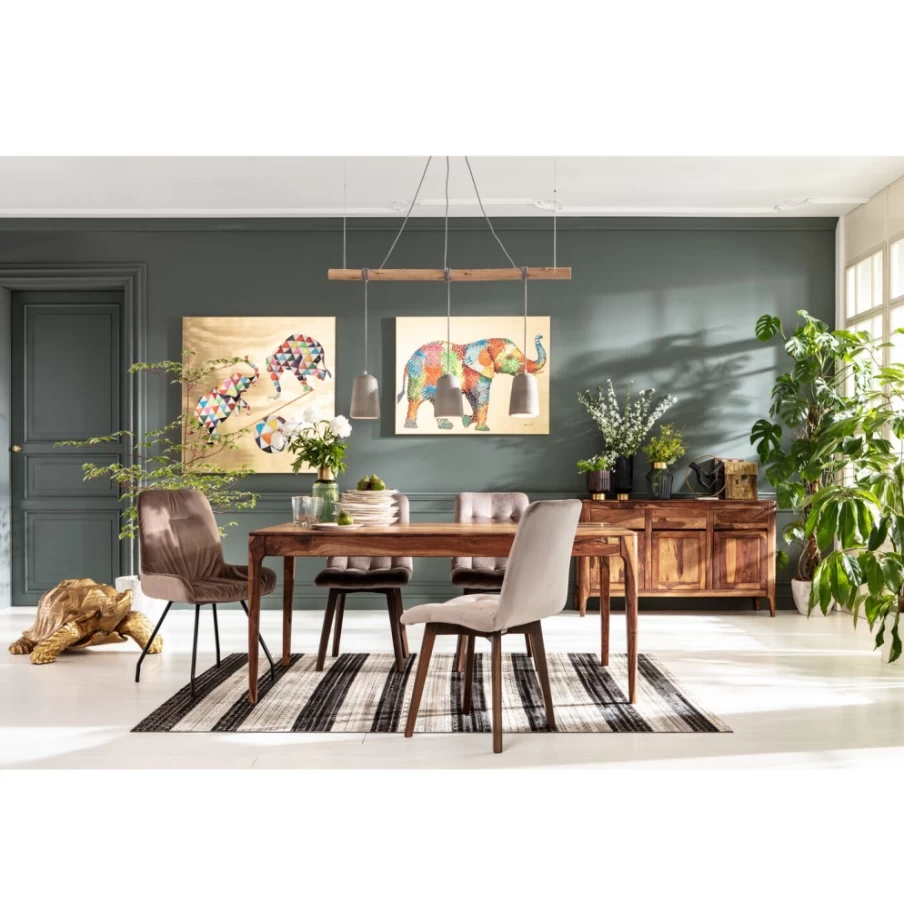 KARE Design Moritz Velvet Chair in Silbergrey - Premium Velvet Upholstered Lounge Chair