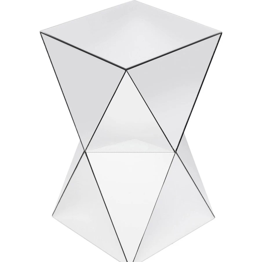 "KARE Design Modern Luxury Triangle Side Table - 32x32cm Stylish Accent Table for Living Room"