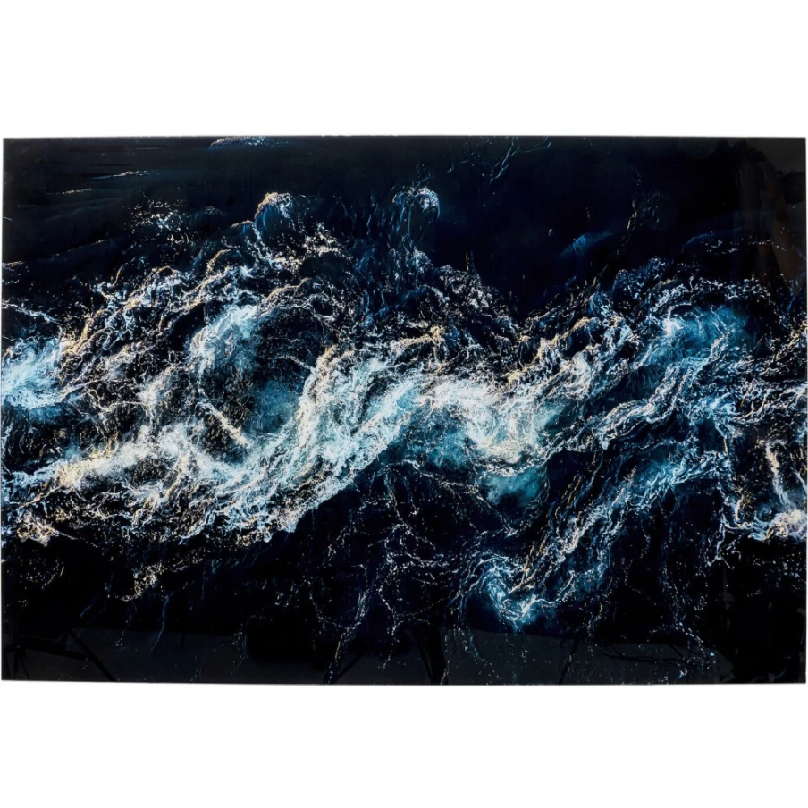 KARE Design Modern Blue Portal Picture Glass Wall Art - 150cm x 100cm Contemporary Decor