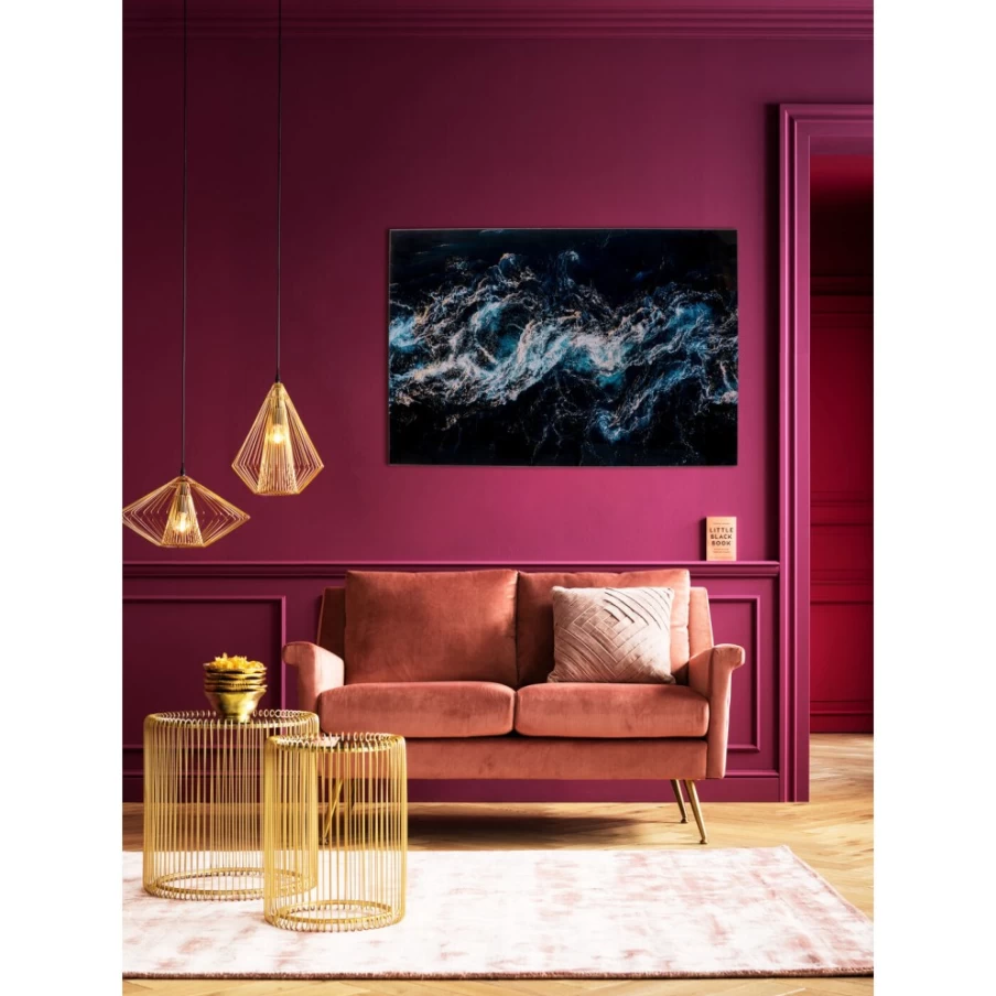 KARE Design Modern Blue Portal Picture Glass Wall Art - 150cm x 100cm Contemporary Decor