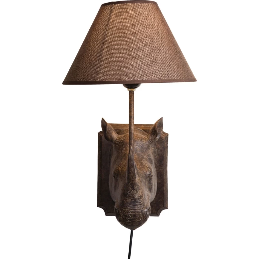 KARE Design Modern Rhino Wall Lamp - Unique Animal-Shaped Lighting for Home Decor