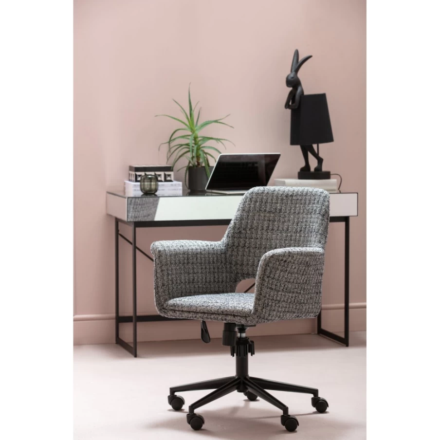 "KARE Design Marianne Grey Modern Office Chair – Ergonomic & Stylish Workspace Seating"
