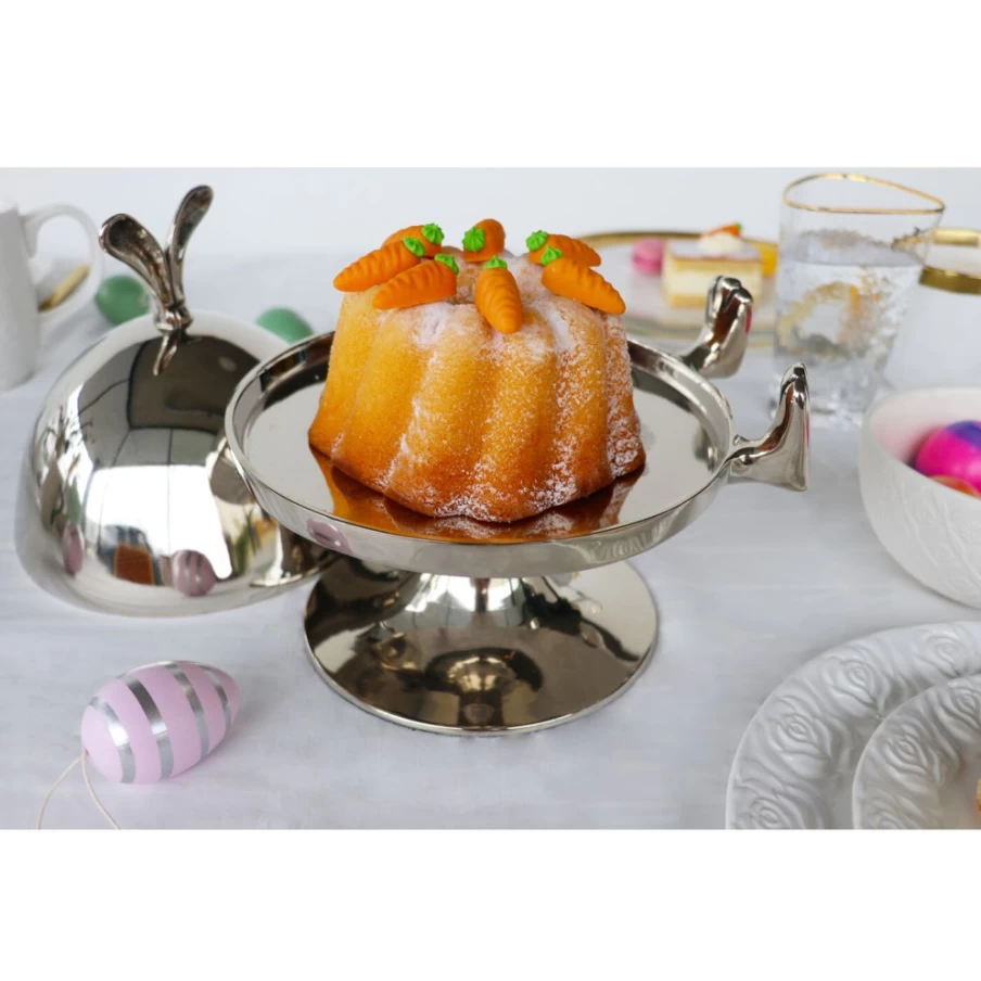 KARE Design Bunny Cake Cloche - Decorative Glass Dome for Desserts