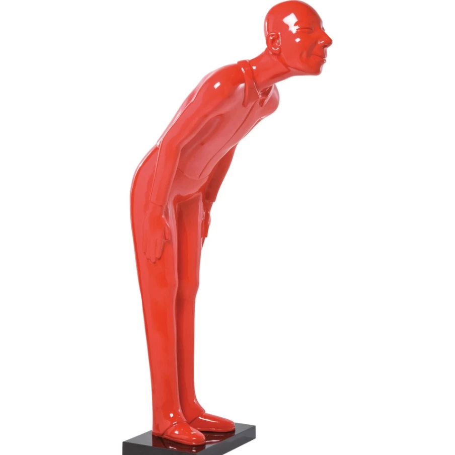 "KARE Design Modern Red Welcome Guests Decorative Figurine – 164cm Tall Statement Piece for Home Decor"