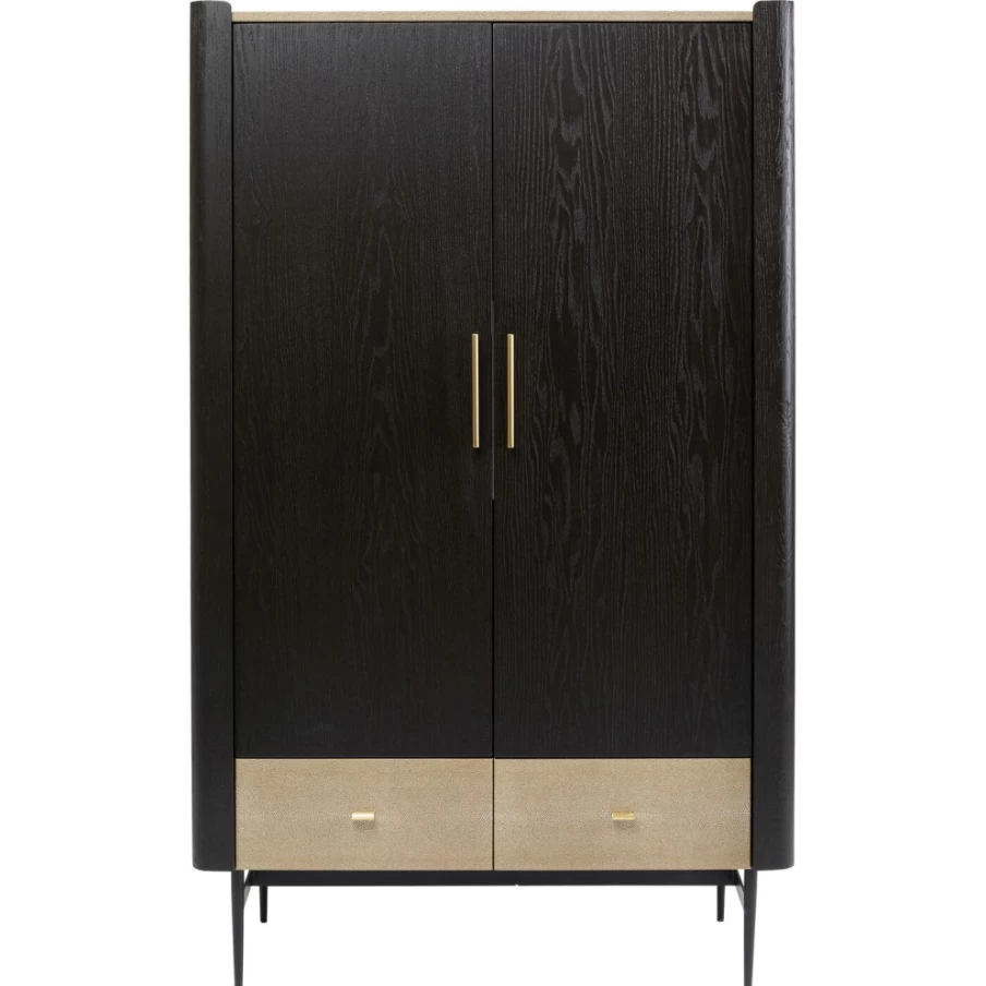 KARE Design Milano Modern Wardrobe 180x110 cm - Stylish Storage Cabinet for Bedroom