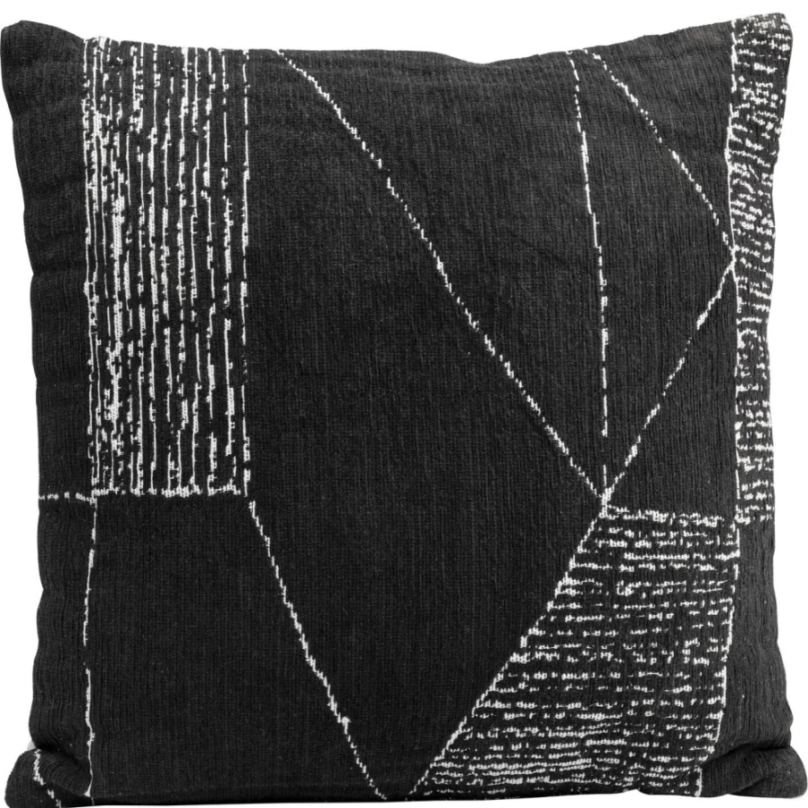 KARE Design Opaco Net Cushion 45x45 cm - Decorative Square Pillow Cover