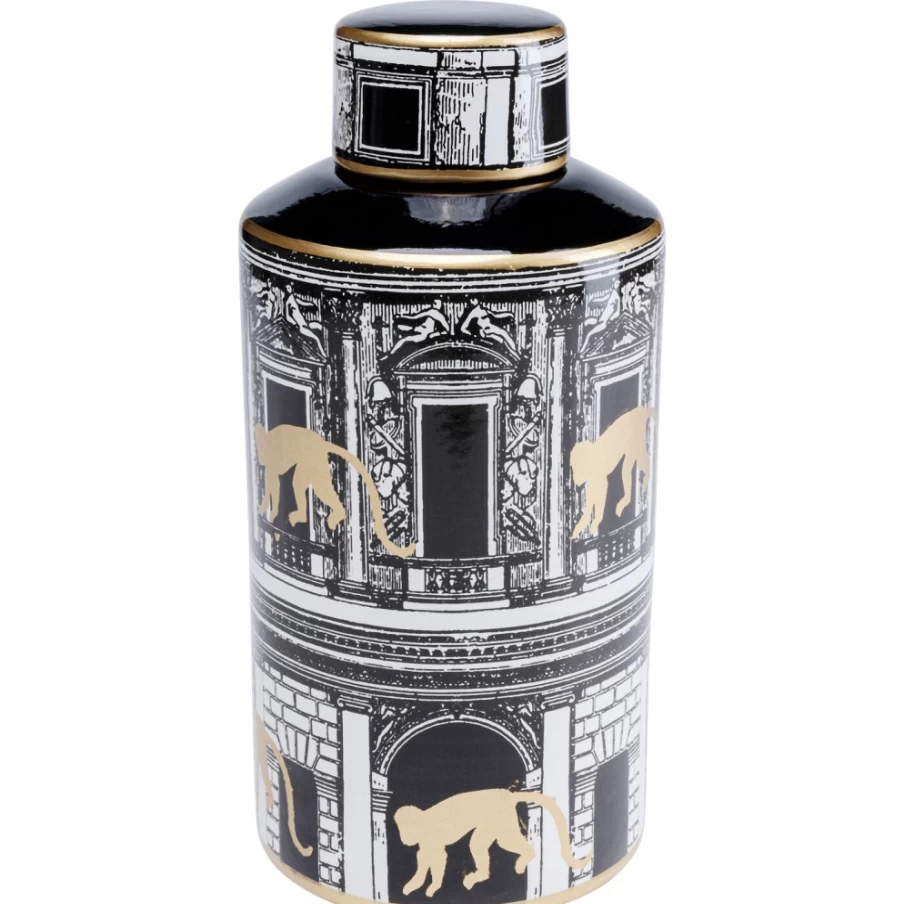 "KARE Design Deco Jar Temple 30 - Modern Decorative Ceramic Vase for Home Decor"