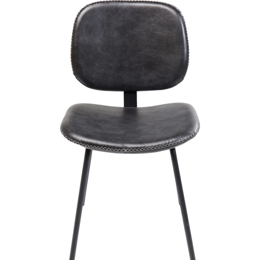 "KARE Design Modern Barber Chair in Black - Stylish Salon Furniture"
