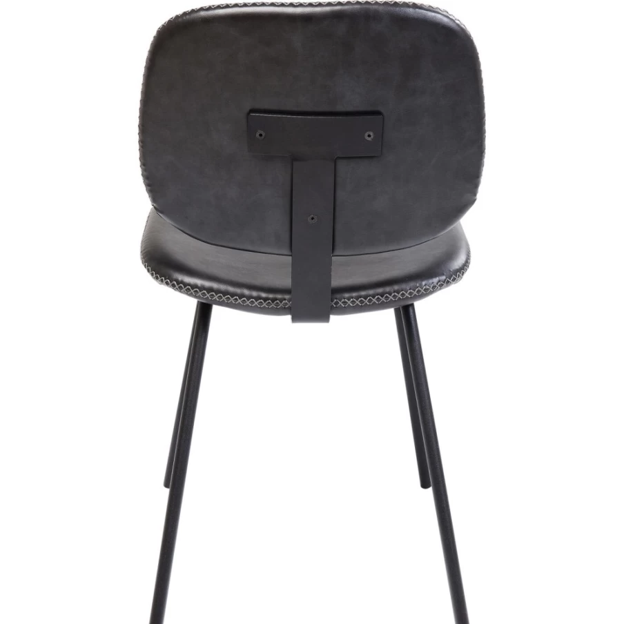 "KARE Design Modern Barber Chair in Black - Stylish Salon Furniture"