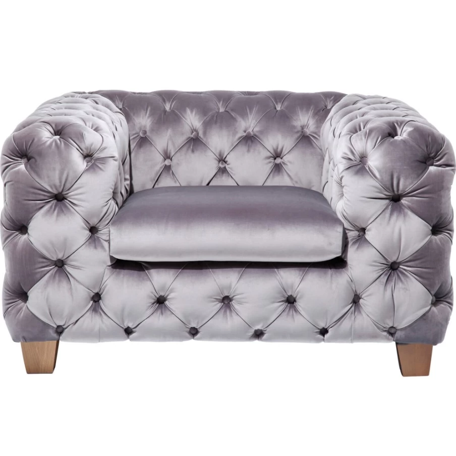 "KARE Design Desire Grey Modern Armchair – Stylish Comfort for Your Living Space"