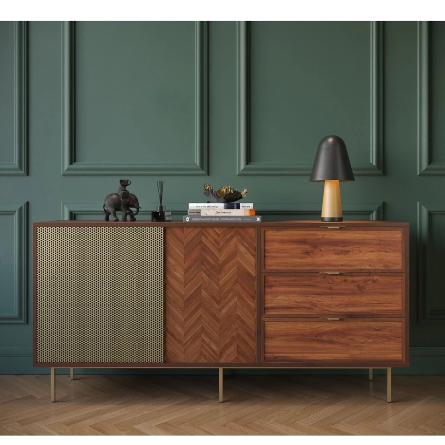 "KARE Design Arizona Modern Sideboard | Stylish Storage Cabinet for Dining Room & Living Room"