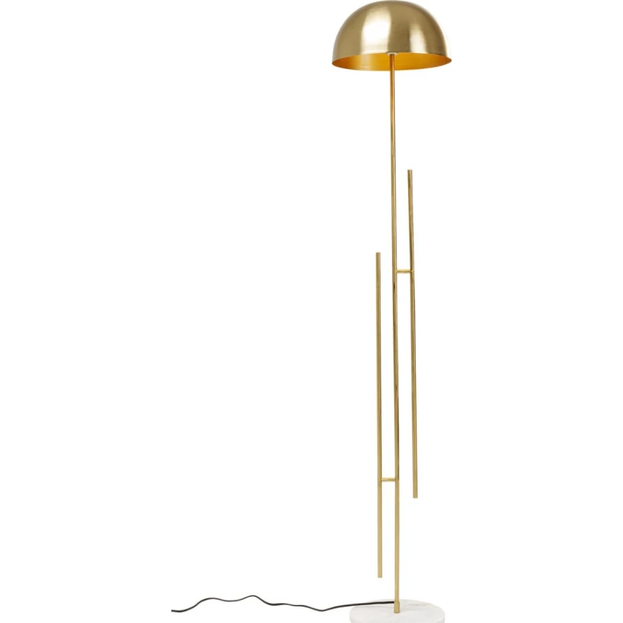 "KARE Design Brass Floor Lamp Solo – Modern Adjustable Standing Light for Living Room"