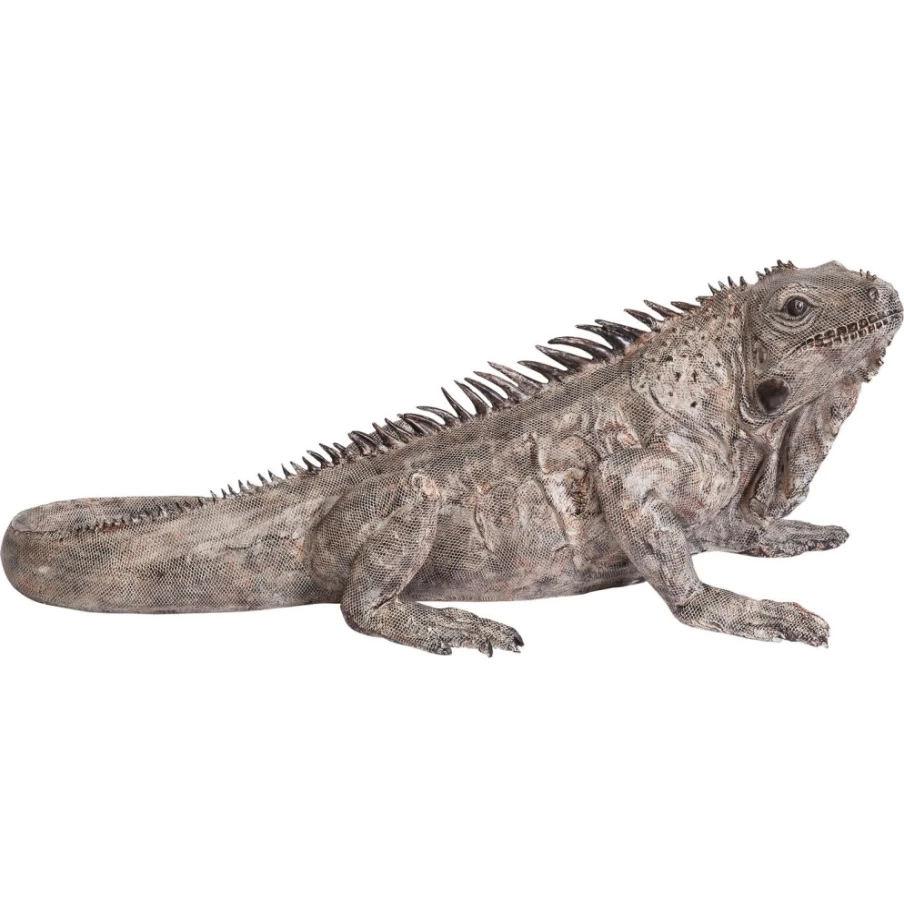 KARE Design Modern Iguana Sculpture 135cm Tall Decorative Reptile Statue for Home & Garden