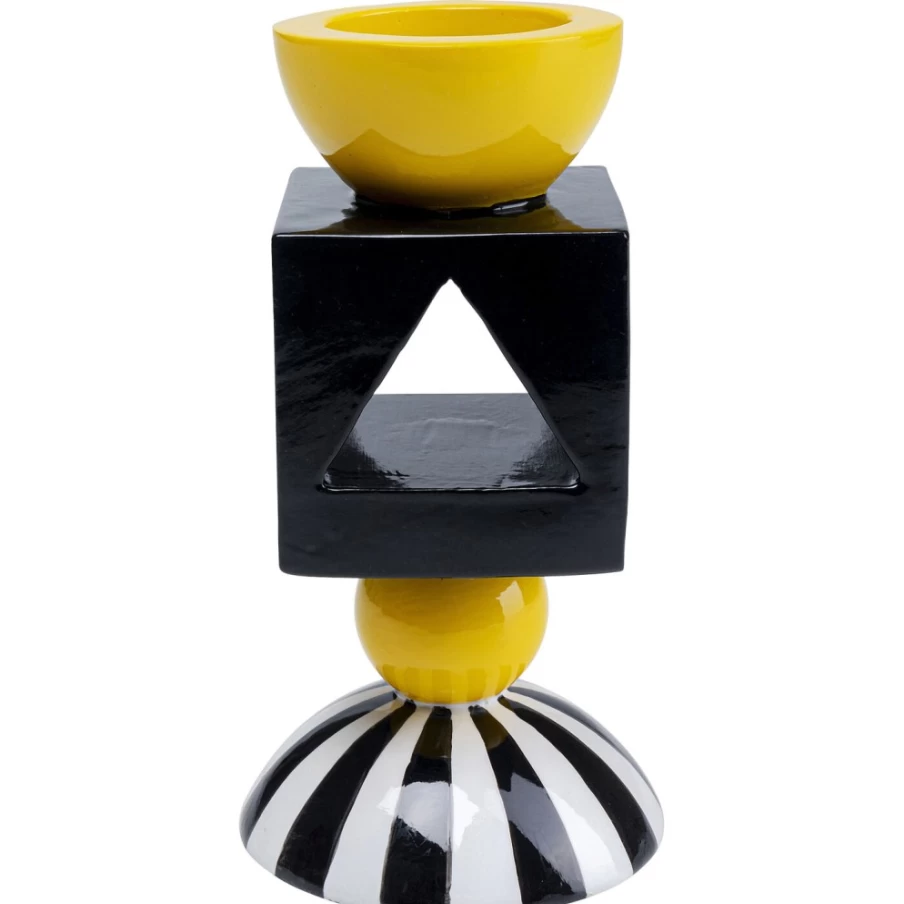 KARE Design Modern Geometric Tealight Holder 14cm - Decorative Candle Stand for Home Decor