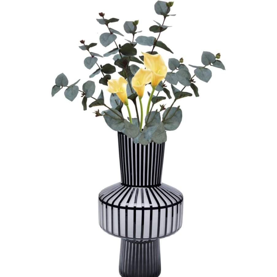 KARE Design Modern Roulette Belly Vase - 42cm Decorative Home Accent
