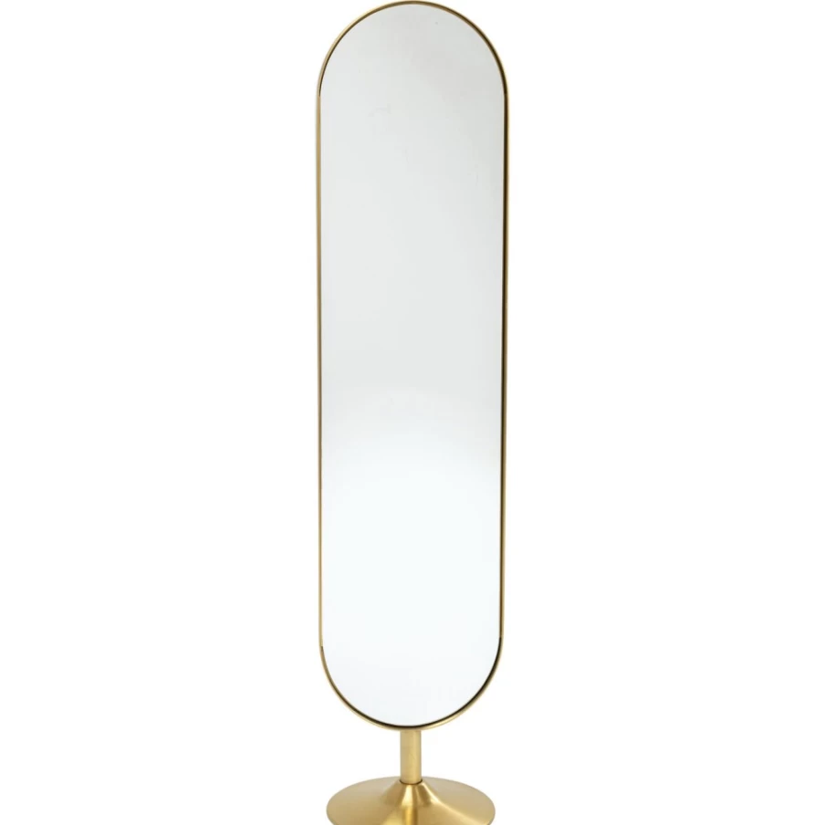 KARE Design Modern Curved Floor Mirror 40x170cm - Elegant Arch Full-Length Dressing Mirror for Home Decor